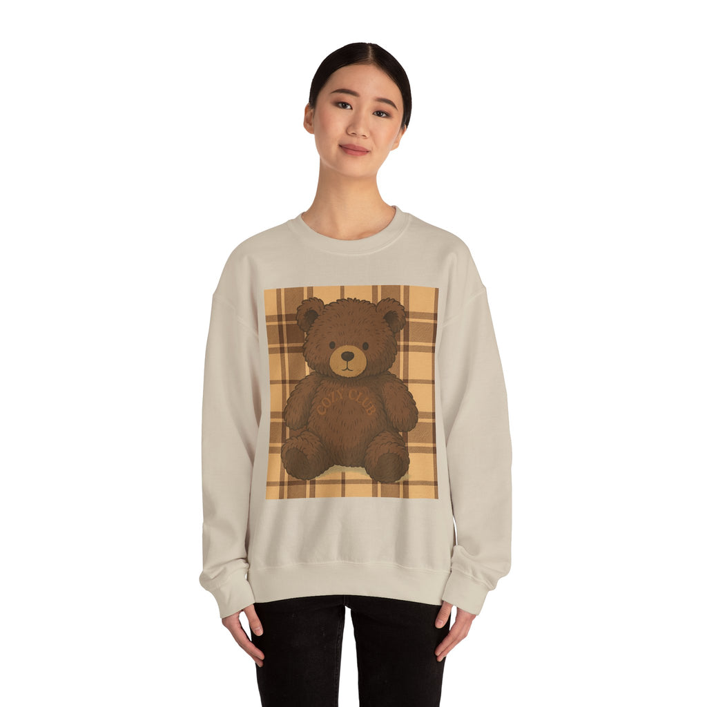 Cozy Teddy Bear Sweatshirt - Unisex Heavy Blend™, Cute Gift, Fall Fashion, Winter Wardrobe, Plush Bear Design